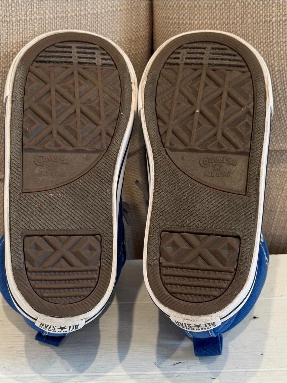 Converse Toddler Street Mid Top Sneakers in Bright Blue, Canvas upper Kids 9
